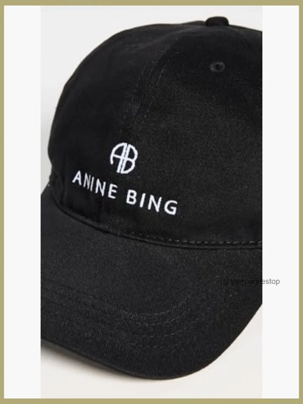 Twill Baseball Cap with Embroidered Lettering, Adjustable Strap - Picture 4 of 5